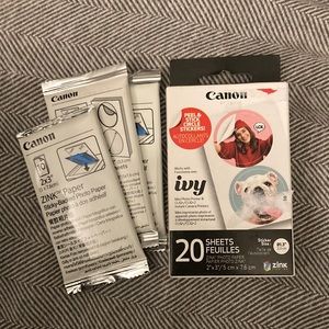 Canon Ivy ZINK Photo Paper (2x3”)